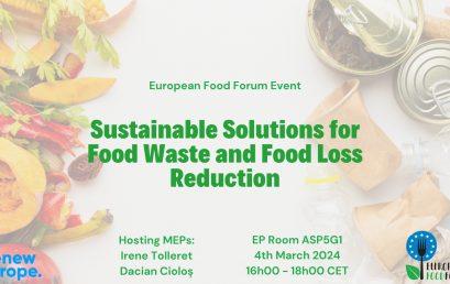 30. Sustainable Solutions for Food Waste and Food Loss Reduction